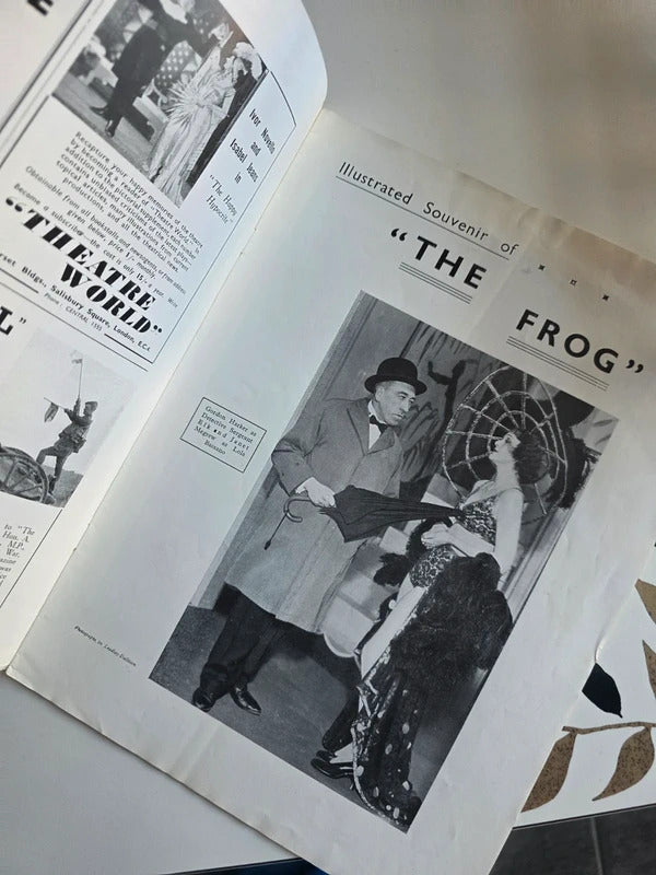 Antique 1936 Theatre World Souvenir The Frog Princes Theatre Gordon Harker