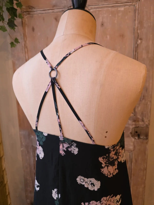 Vintage summer maxi Y2K floral Slip Dress  Reserved – Uk8