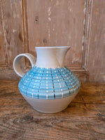 Load image into Gallery viewer, Vintage 1950s Denby Stoneware Jug Turquoise Hand Painted
