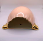 Load image into Gallery viewer, Vintage  1930s Crown Devon Art deco pale pink large Wall Sconce
