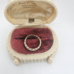 Load image into Gallery viewer, Vintage 9ct gold Diamond and silver eternity ring
