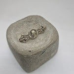 Load image into Gallery viewer, Vintage 1930s Sterling silver Mary religious brooch

