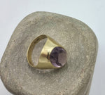 Load image into Gallery viewer, Vintage 14ct Amethyst - Large statement - cocktail deco ring
