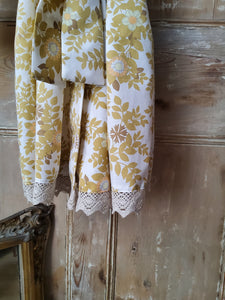 Vintage 1970s cotton kimono robe uk8-12