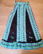 Load image into Gallery viewer, Vintage 1970s original cotton novelty maxi skirt.
