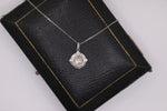 Load image into Gallery viewer, Vintage 1940s sterling silver st christopher travel good luck necklace
