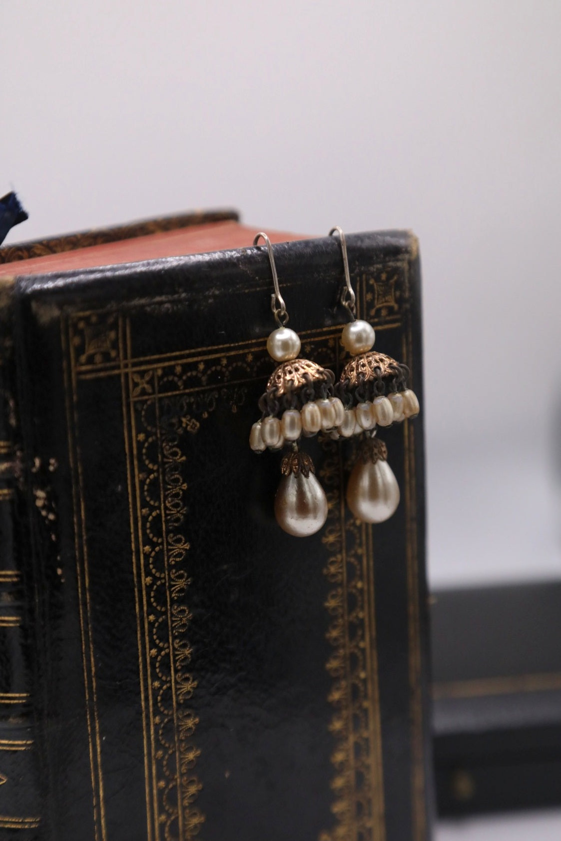 Antique Drop Earrings - Edwardian victorian jewellery - Chandelier earrings