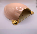 Load image into Gallery viewer, Vintage  1930s Crown Devon Art deco pale pink large Wall Sconce
