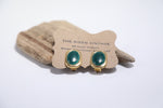 Load image into Gallery viewer, Vintage 1980s clip on earrings goldtone statement bold
