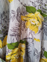 Load image into Gallery viewer, Vintage 1950s dress  floral original cotton uk8
