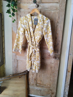 Load image into Gallery viewer, Vintage 1970s cotton kimono robe uk8-12
