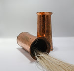 Load image into Gallery viewer, Vintage 1910 1920s hammered copper arts and crafts vases
